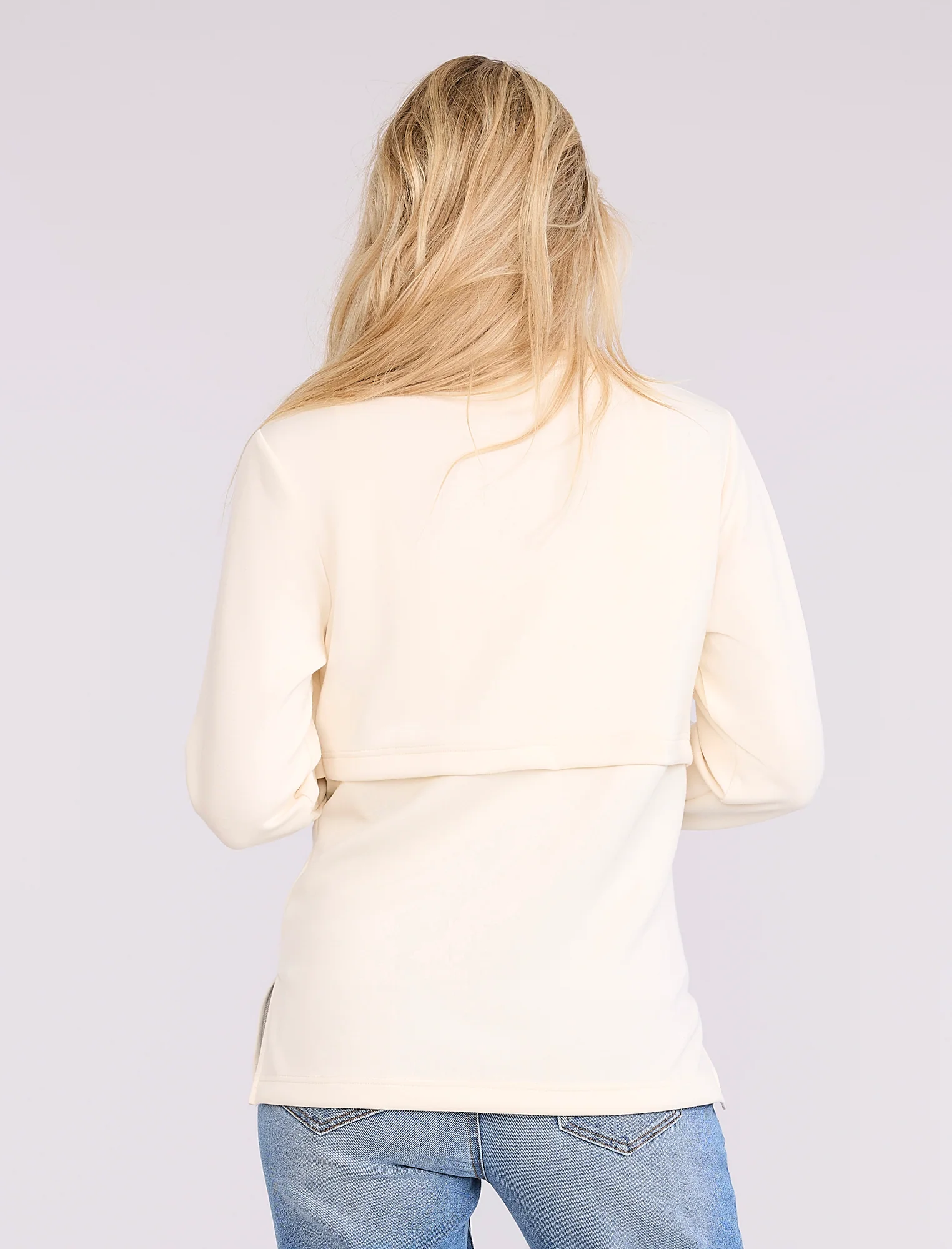 Funnel Neck Nursing Sweatshirt - Fallshirt