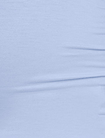 Side Ruched Long Sleeve V-Neck Maternity Tee - Fallshirt