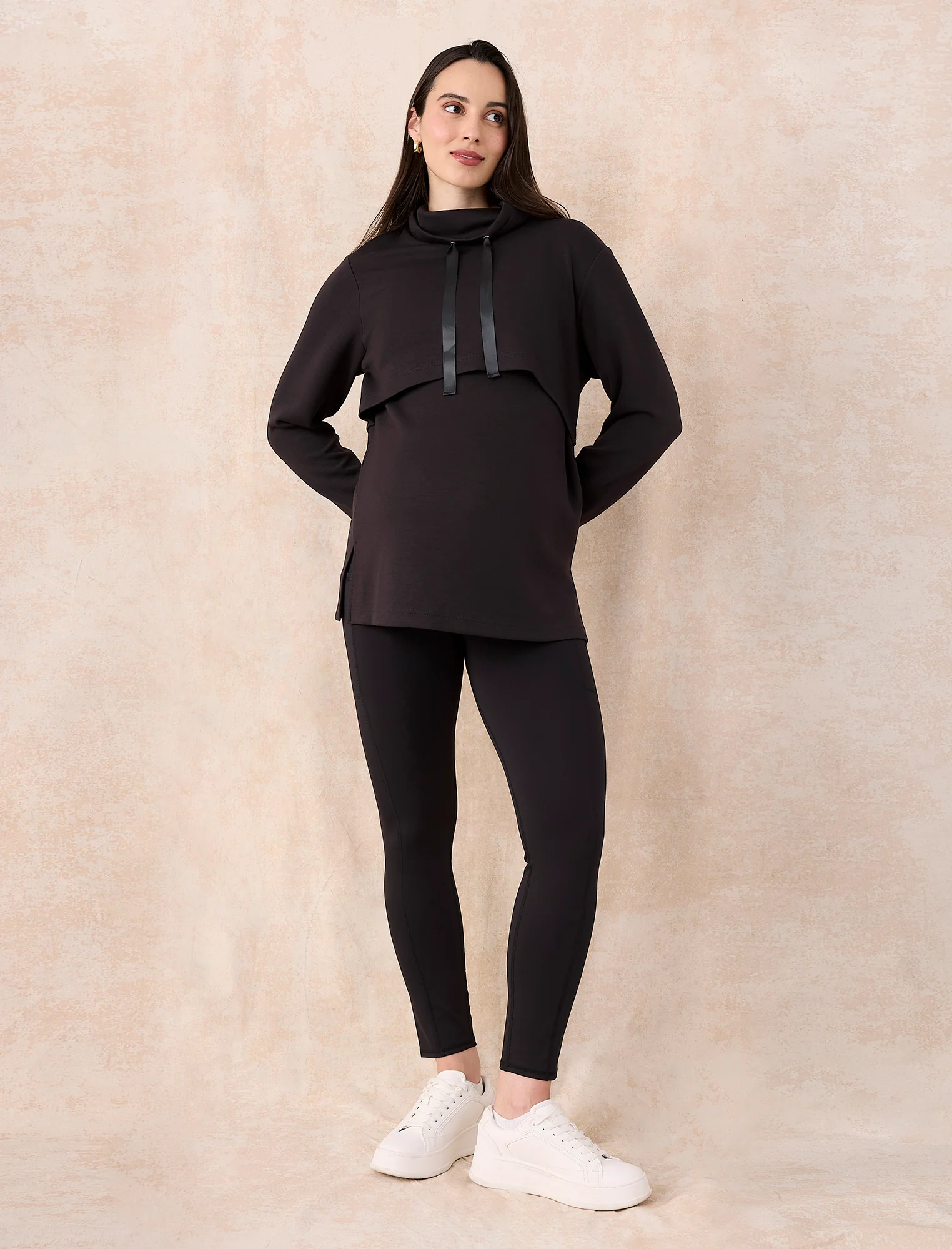 Maternity Seamed Active Pockets Legging - Fallshirt