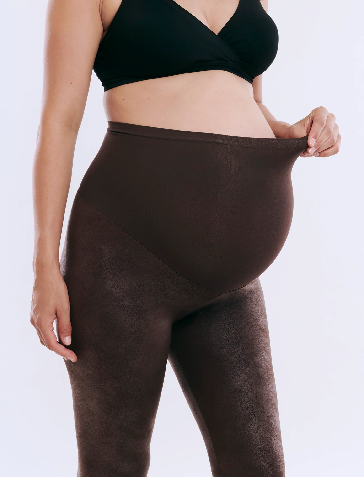 Secret Fit Belly? Coated Full Length Legging - Fallshirt