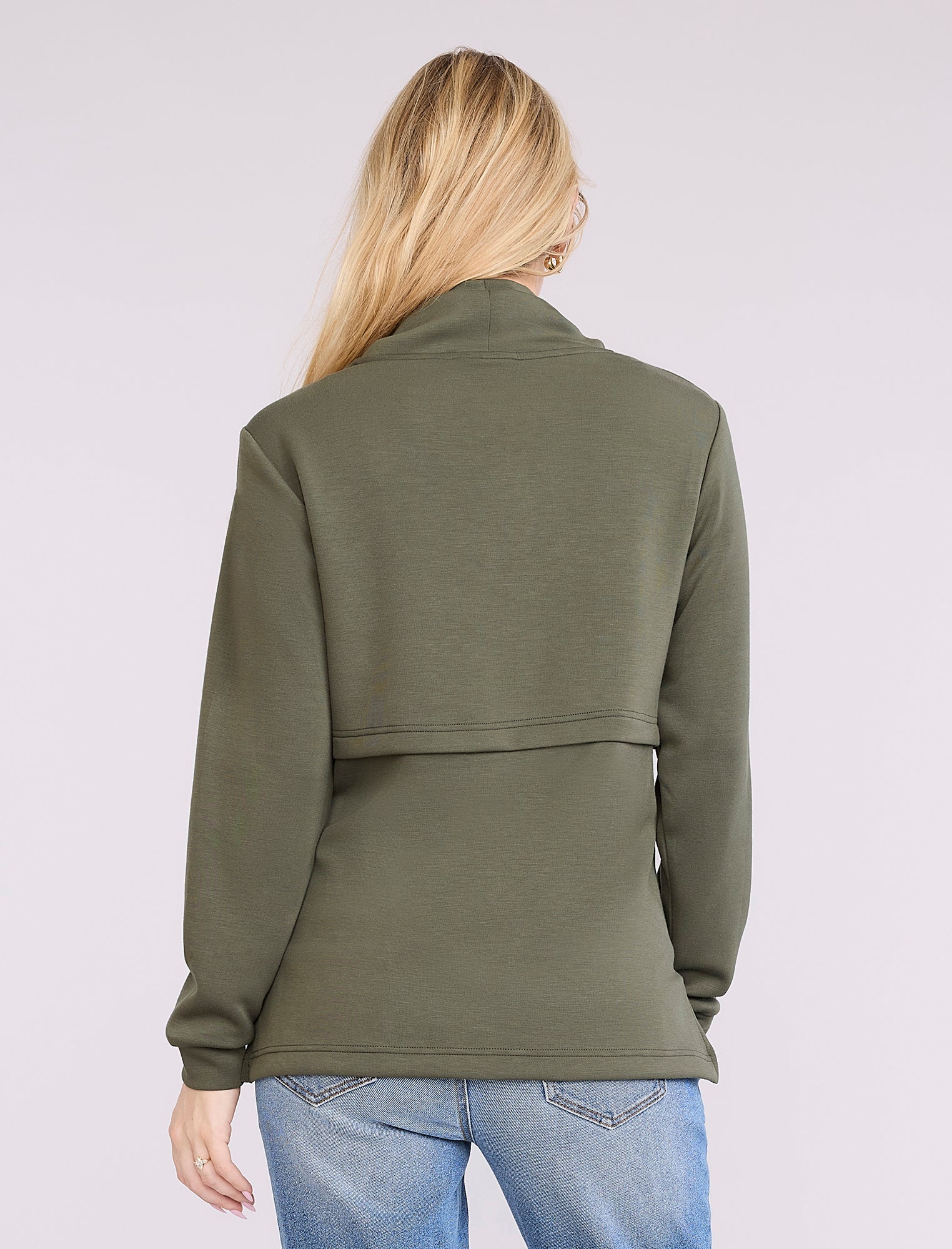 Funnel Neck Nursing Sweatshirt - Fallshirt